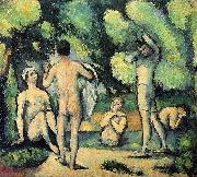 Paul Cezanne Badende oil painting on canvas